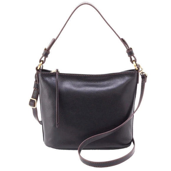 NEW! Hobo Belle Convertible Shoulder Bag Black Leather NWT - Picture 3 of 14